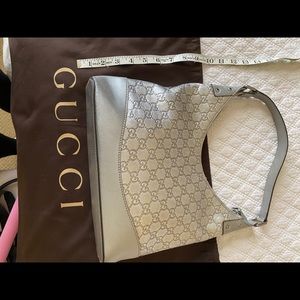 Darling silver metallic Gucci bag
